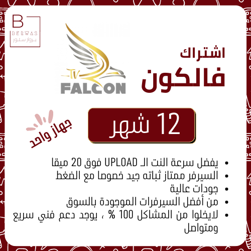 اشتراك فالكون | 12 شهر